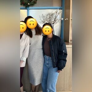 Abercrombie nylon bomber jacket